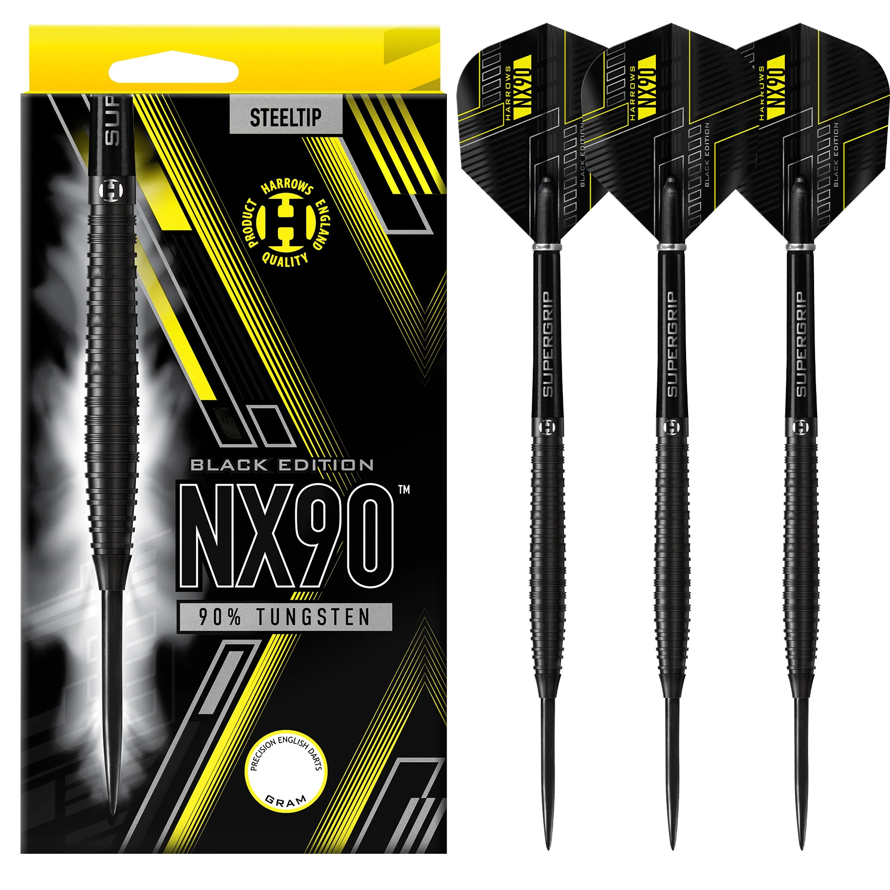 NX90 BLACK EDITION 90% TUNGSTEN (STEEL TIP) - Harrows Japan